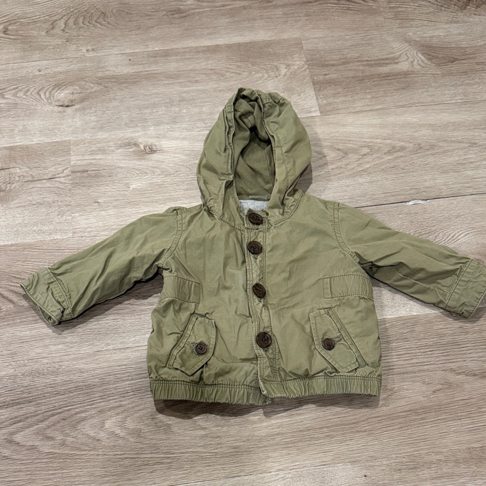 GAP Kids Khaki Hooded Raincoat